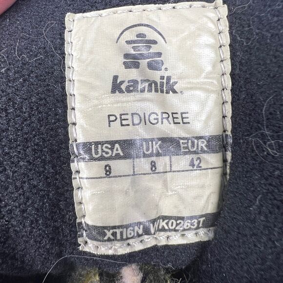 Kamik Men's Boots Size 9 Pedigree Safety Toe Work Removable Liners Winter Brown - Picture 17 of 17